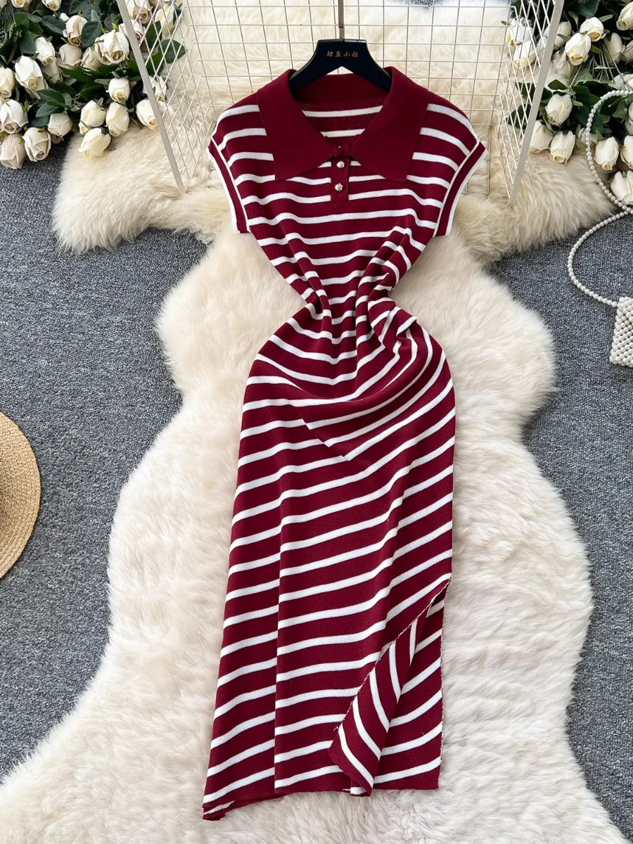 knee length red bodycon dress Body Con Midi Turtle Neck Short Sleeves Bend to one side Length:34-35 Applebloom Gala Dress by Occasion:Party