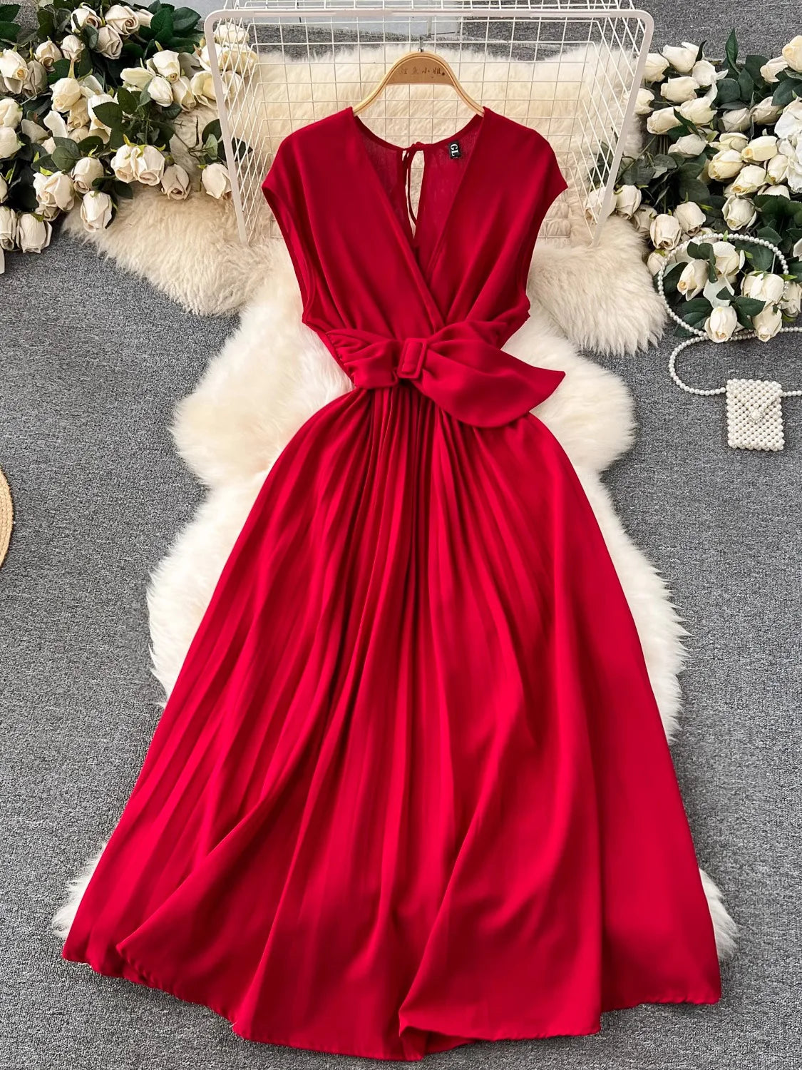 red maxi dress casual Women Autumn Midi Chiffon Long Sleeve Blue Dresses : Clothing, Shoes & Jewelry Red Formal Maxi Dress Got a special occasion coming up Red V-neck Sleeveless Maxi Dress