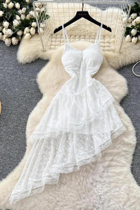 navy blue dress for baby girl LACED UP MINI DRESS – AKIRA main image 0